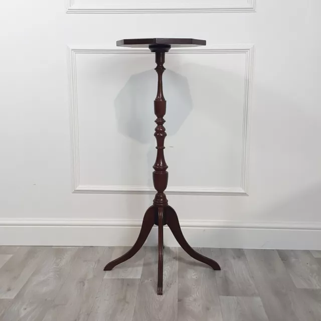 Wine Table With Leather Inset Panel - F191 2