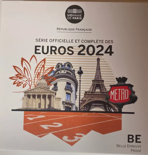 COFFRET SERIE BE FRANCE 2024 "nouvelle face nationale 10,20,50cts"