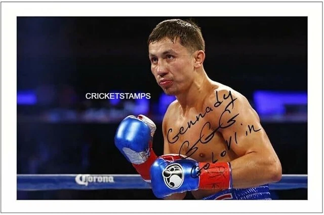 Photo Mike Tyson Signée - Légende Boxe - Réimpression 27.9 X 20.3 Cm