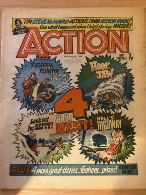 Action Comic UK Nr. 27 - IPC Magazine - Vorverbot - 14. August 1976