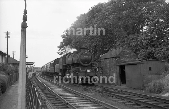 LICKEY INCLINE BLACKWELL 4MT 2-6-0 43047 23.6.62 35mm Railway Negative ...