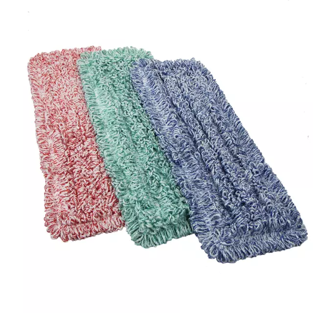 12 Pack of Cleaning Mop Pads - Reusable Microfiber Pad Fits 14 x 16 Mop