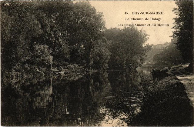 CPA Bry sur Marne Le Chemin de Halage FRANCE (1338090)
