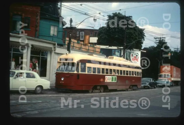 Duplicate Slide Streetcar/Tram:  TTC Toronto PCC 4729 Street Action
