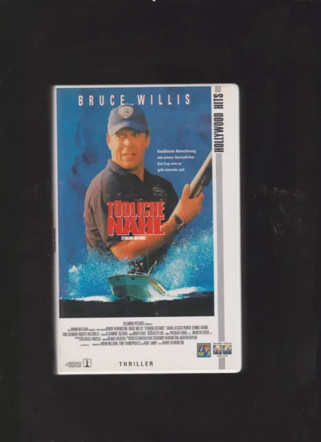 TÖDLICHE NÄHE - Bruce Willis -Triller VHS Kassette