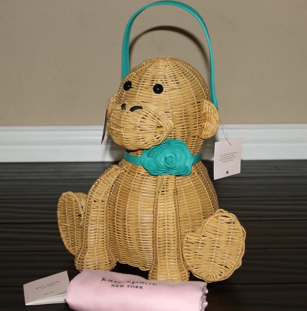 KATE SPADE Georgia Wicker Monkey Bag Collector Novelty Purse Handbag NWT 295.00 PicClick