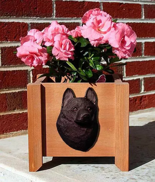 Schipperke Planter Flower Pot