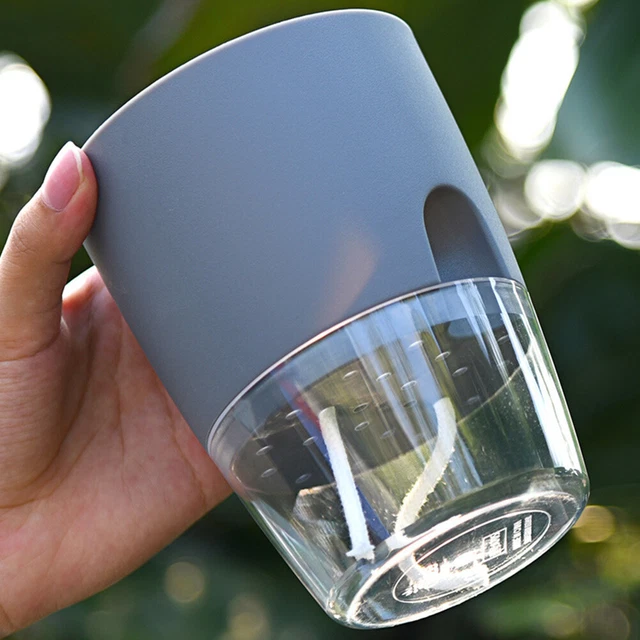 Watering Planter Self Watering Flower Pot Water Storage Basin (8.2cm) 7