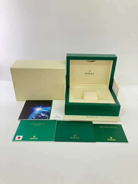 Rolex OYSTER PERPETUAL DATEJUST BOX FULL SET MEDIUM