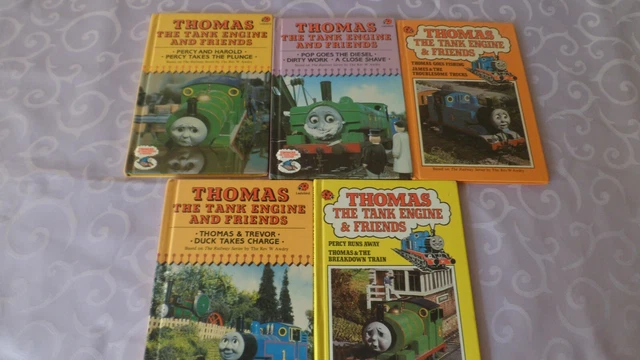 5 X THOMAS THE TANK ENGINE & FRIENDS LADYBIRD BOOKS FIRST EDITION 1980s ...