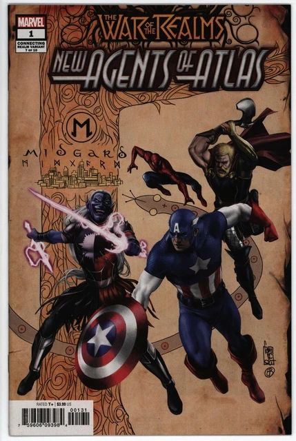War of the Realms New Agents Atlas #1, NM, Variant B Cover, Marvel 2019