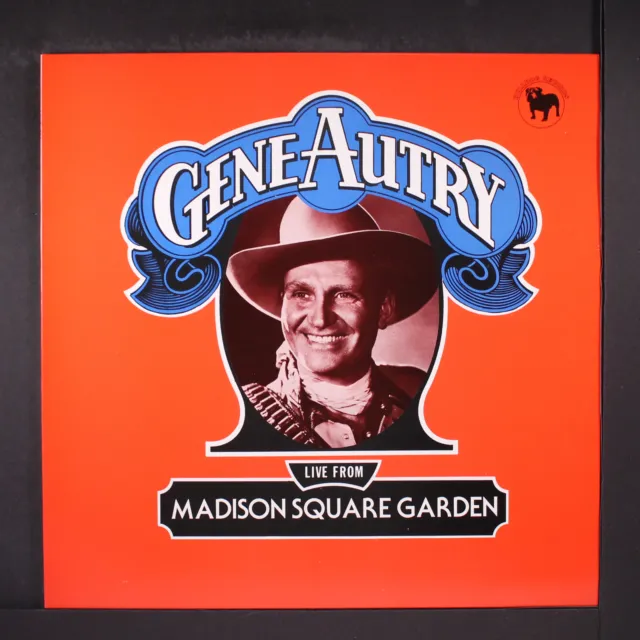 GENE AUTRY: live from madison square garden BULLDOG 12" LP 33 RPM