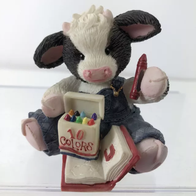 Mary’s Moo Moos Age 10 “A Bright Ten Year Old “ 1997 Enesco Birthday Figurine