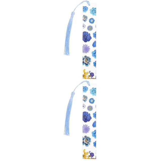2x Libro de flores para mujeres Marcador de página de flores secas para niños Decoración Estudiantes