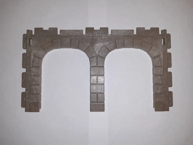 Playmobil Arche Double Musée Gare Médiéval Vintage 1900 3449 4300 6307 BON ÉTAT