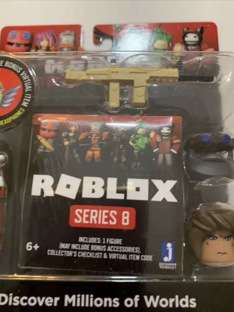 ROBLOX Series 1 Girl Guest action Figure mystery box + Virtual