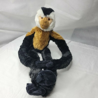stuffed black monkey