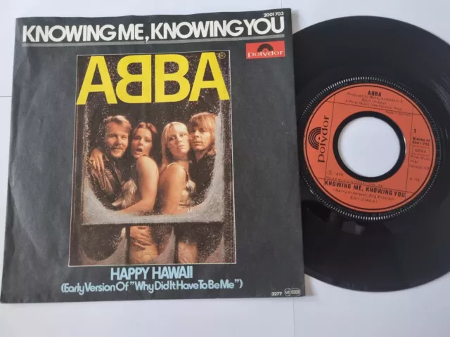 ABBA - Knowing me, knowing you 7'' Vinyl Germany