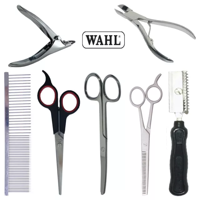 Wahl Pet Grooming Curved Thinning Scissors Guillotine Clipper Dog Puppy Haircut