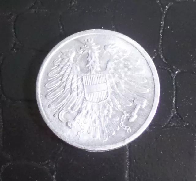 Austria Coin: 1966 Austrian 2 Groschen Coin (Aluminum)