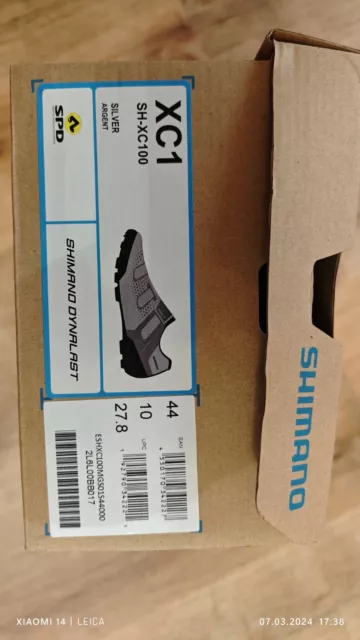 Shimano XC1 MTB Schuhe Größe 44, Ideal für 43 Füße