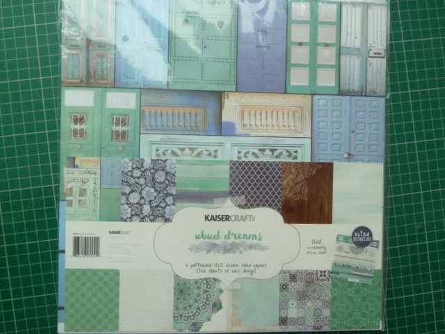 Kaisercraft Ubud Dreams - 12 X 12 Cardstock, 6 X 6 Paper Pad And Collectables, 2