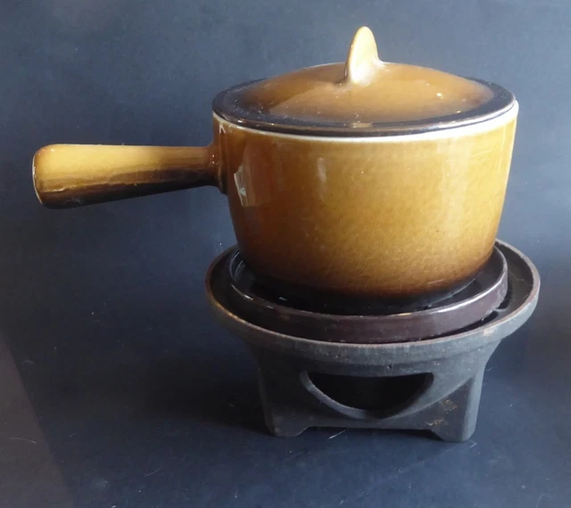 Service à fondue en fonte noir Staub - Culinarion