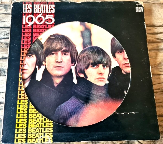RARE BEATLES FRENCH LES BEATLES 1965 ODEON OSX 228 type 9 bandeau