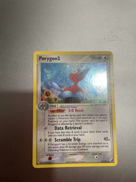 Pokémon TCG Porygon2 EX Unseen Forces 12/115 Holo Holo Rare