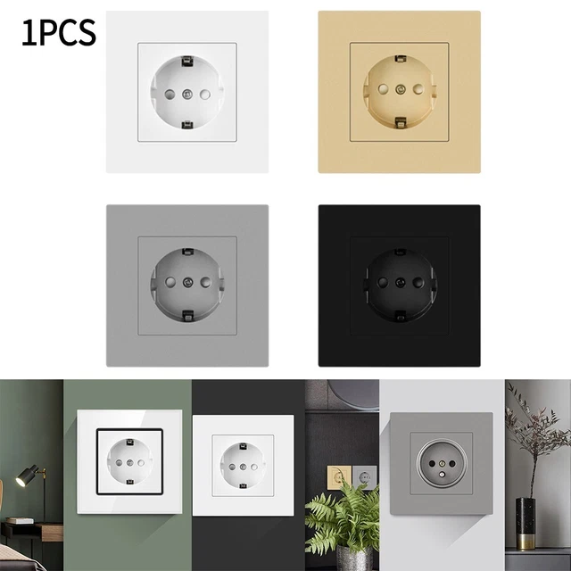 1 *16A Power Wall Socket Adapter 16a 250v Ue Socket Accessories Durable New