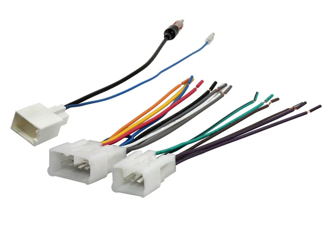 For Toyota Aftermarket Radio stereo Install Power Harness Wire Antenna Adapter