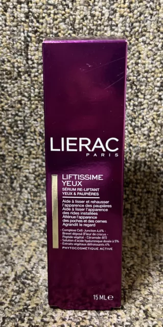 Lierac Liftissime Eyes Re-Lifting Serum Eyes & Eyelids 0.54 oz