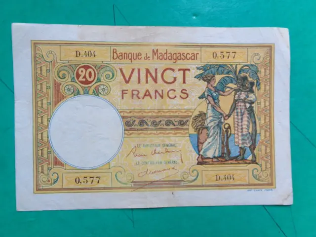 BILLET  état neuf banque MADAGASCAR  - Réf.   19    /   87