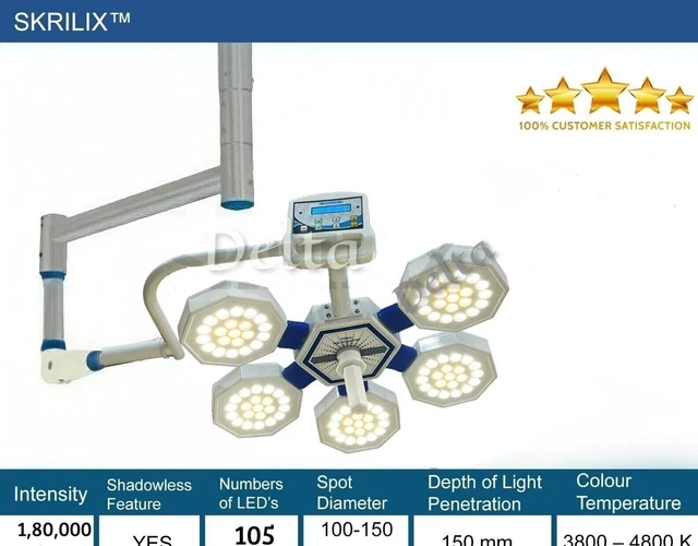Operation Theater Lamp Ceiling/mobile Satellite OT LED Lamp Examination OT Light