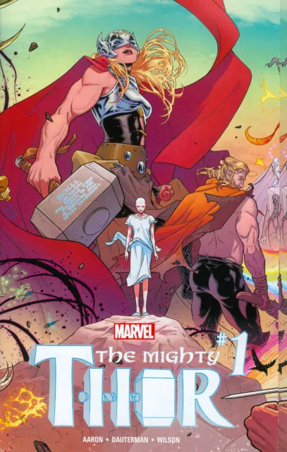 THE MIGHTY THOR 1 VOL 2 1st PRINT NM 2015 JANE FOSTER LOVE THUNDER MOVIE FEMALE
