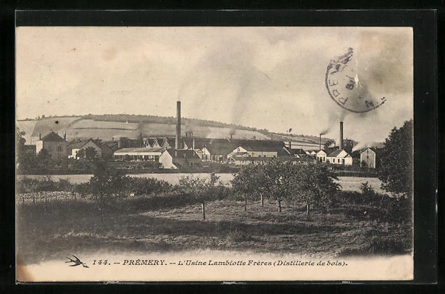 CPA Prémery, L´Usine Lambiotte Frères