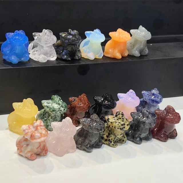 1pc Wholesale Natural Mixed Quartz carved crystal skull reiki healing random