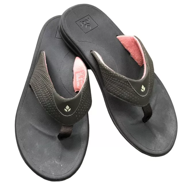 Reef Womens Rover Flip Flops Thong Sandals Casual Brown, Coral Size 10 EU 41