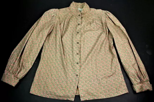 Wah Maker Arizona Blouse Womens M True West Top Frontier Reenactment Floral