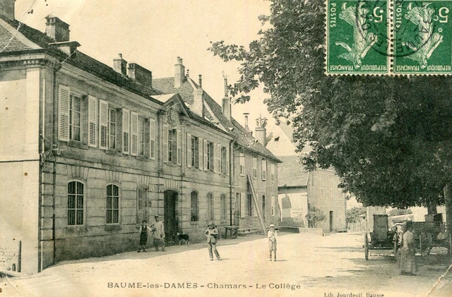 Carte BAUME LES DAMES Chamars Le Collège