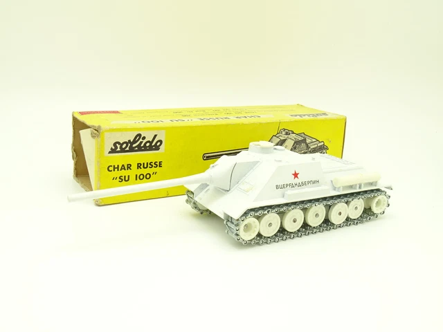 SOLIDO FRANCE SANDFORD modèles CHAR SU-100 URSS réservoir 1:50 d