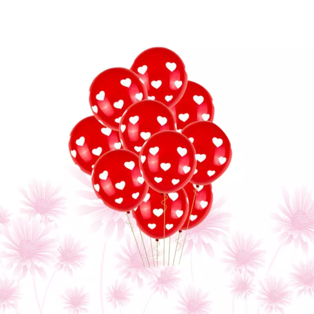 Rouge Coeur Ballons Ballon Kit Valentine Coeur Ballon Coeur Impression Ballons