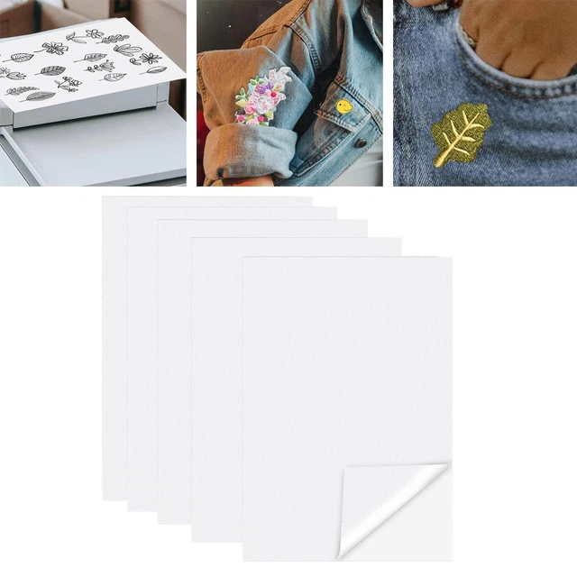15 Feuilles A4 Papier à Broder Hydrosoluble Autocollant - 29.7 X 21 Cm - Stabilisateur Pour Broderie Main/machine
