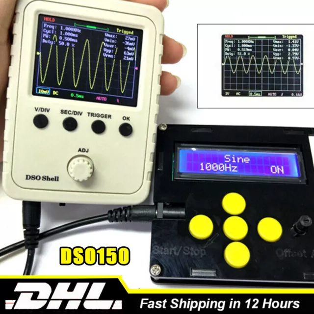 DSO-Shell (DSO150) LCD-Display-Oszilloskop Digital Oscilloscope Multimeter neu 2