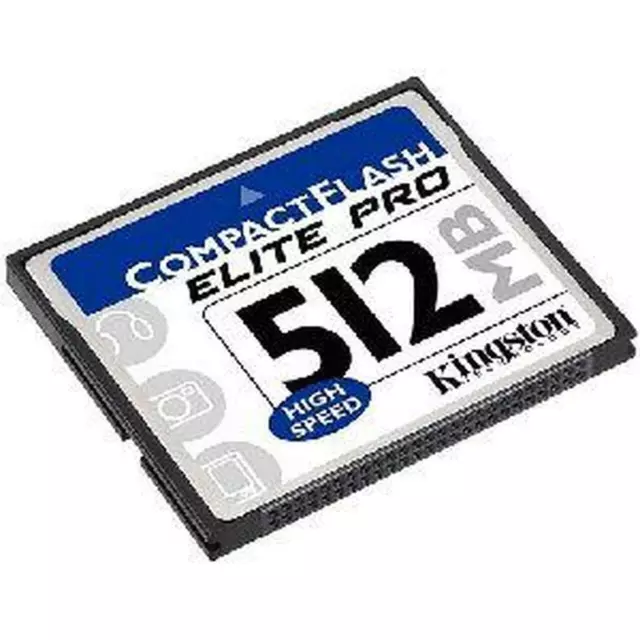 Kingston 512MB High-Speed CompactFlash Memory Card (CF/512-S)