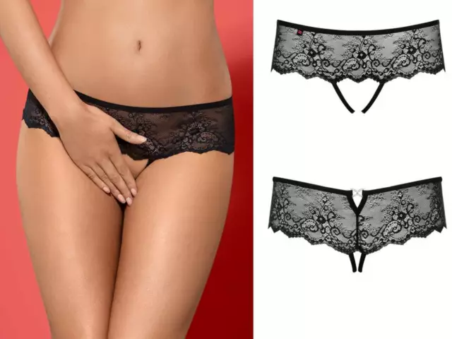 ♥ Slip / Dessous ouvert / Merossa / Gr. S M L XL XXL  36 38 40 42 44