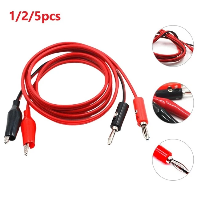 Linea di misurazione cavo sonda 3,7 x 1 x 0,8 cm rosso e nero 1000 V 1 pz/2 pz/5 pz 3 A