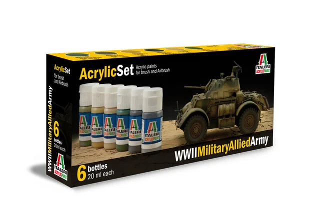 Set Peinture Acrylique Revell 39071 - Avions Militaires - 6 Couleurs Dont Métallisées