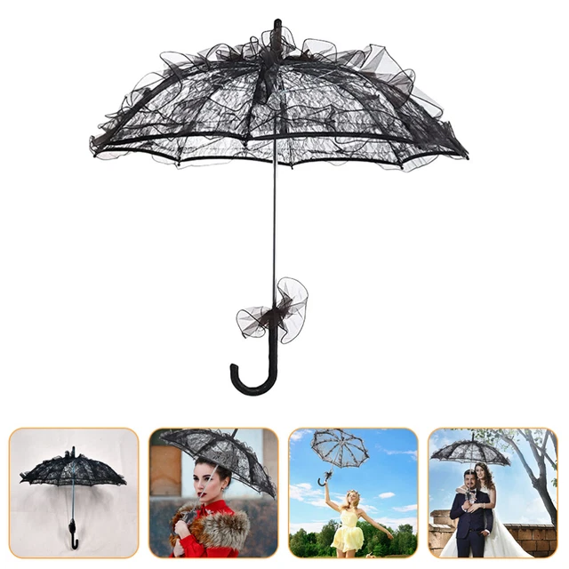 Ombrellone Decorazione Matrimonio Vintage Decorazione Matrimonio Pizzo Ferro Nero
