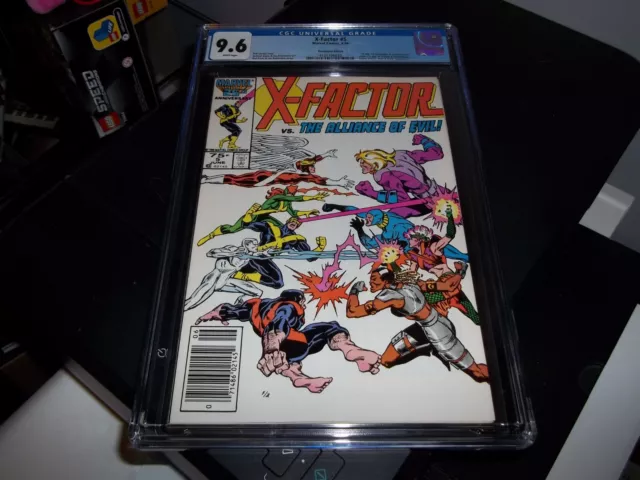 X-FACTOR #5 CGC 9.6 NM   1st Appearance Apocalypse!! 1986 RARE Newsstand!! XMEN
